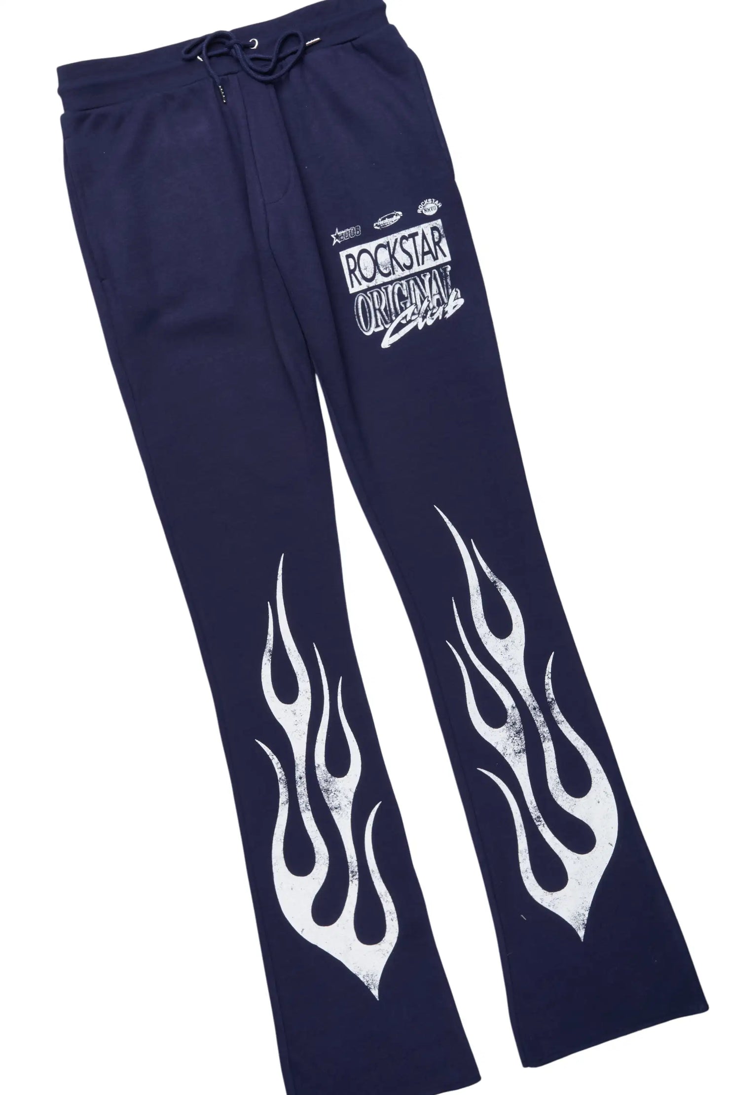 Rylok Navy/White Hoodie Stacked Track Set