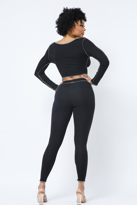 Giavanna Black Matching Set