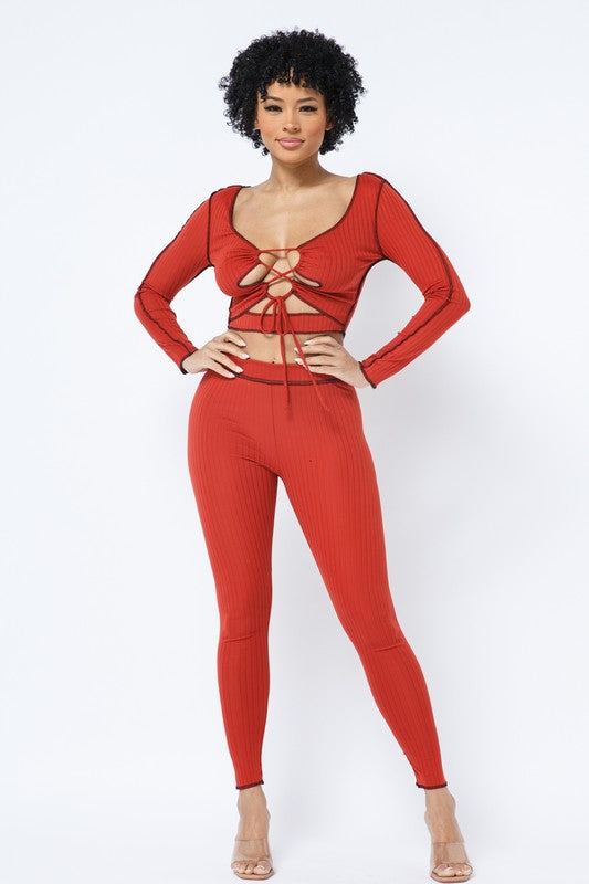 Giavannah Rust Matching Set