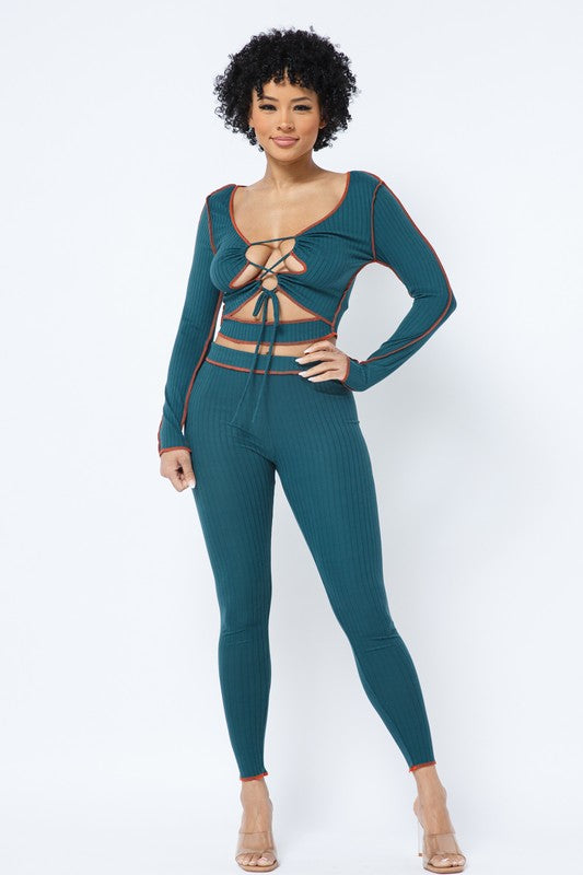 Giavannah Hunter Green Matching Set