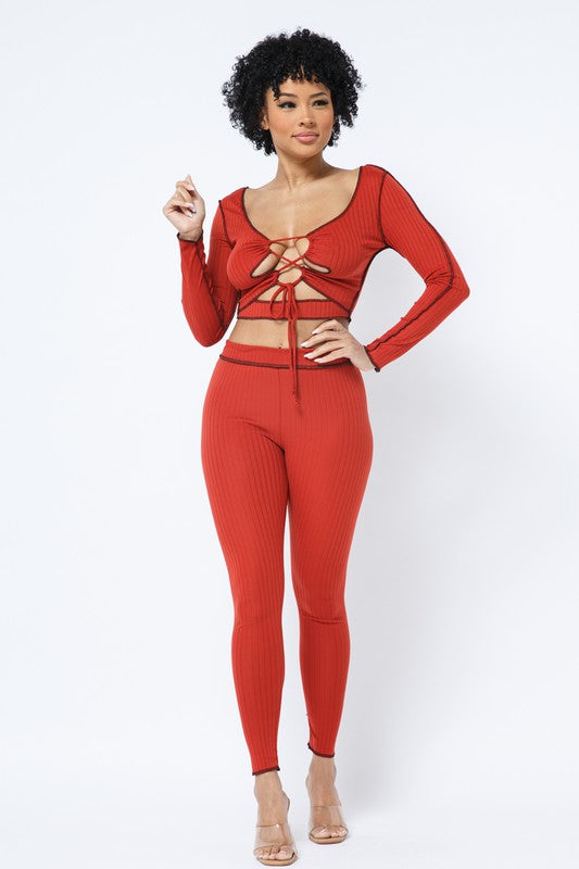 Giavannah Rust Matching Set