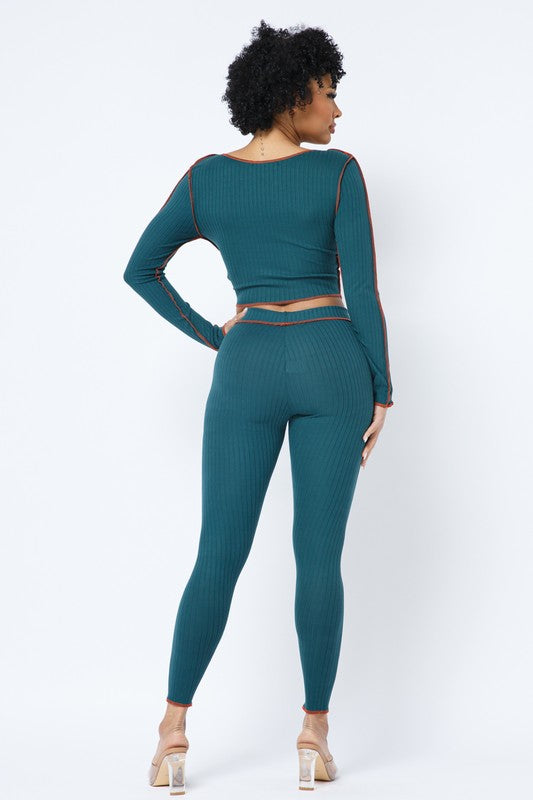 Giavannah Hunter Green Matching Set