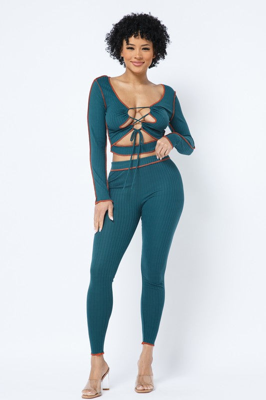 Giavannah Hunter Green Matching Set