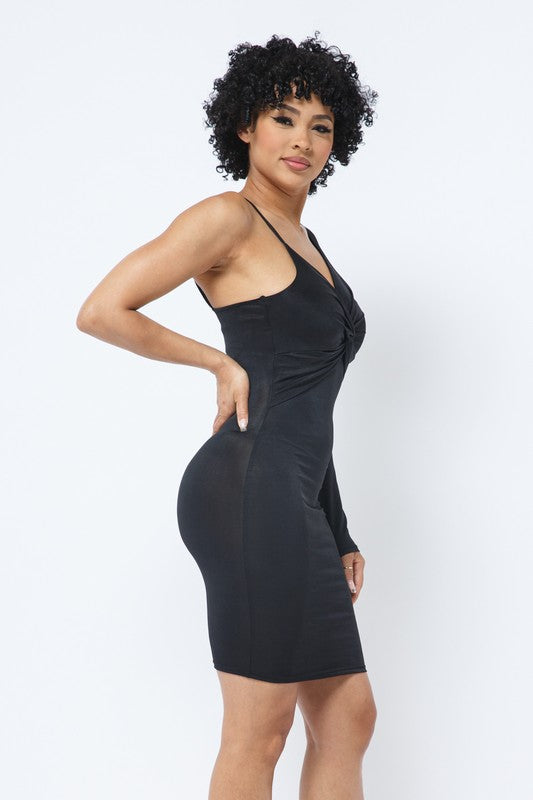 Acacia Black Mini Dress