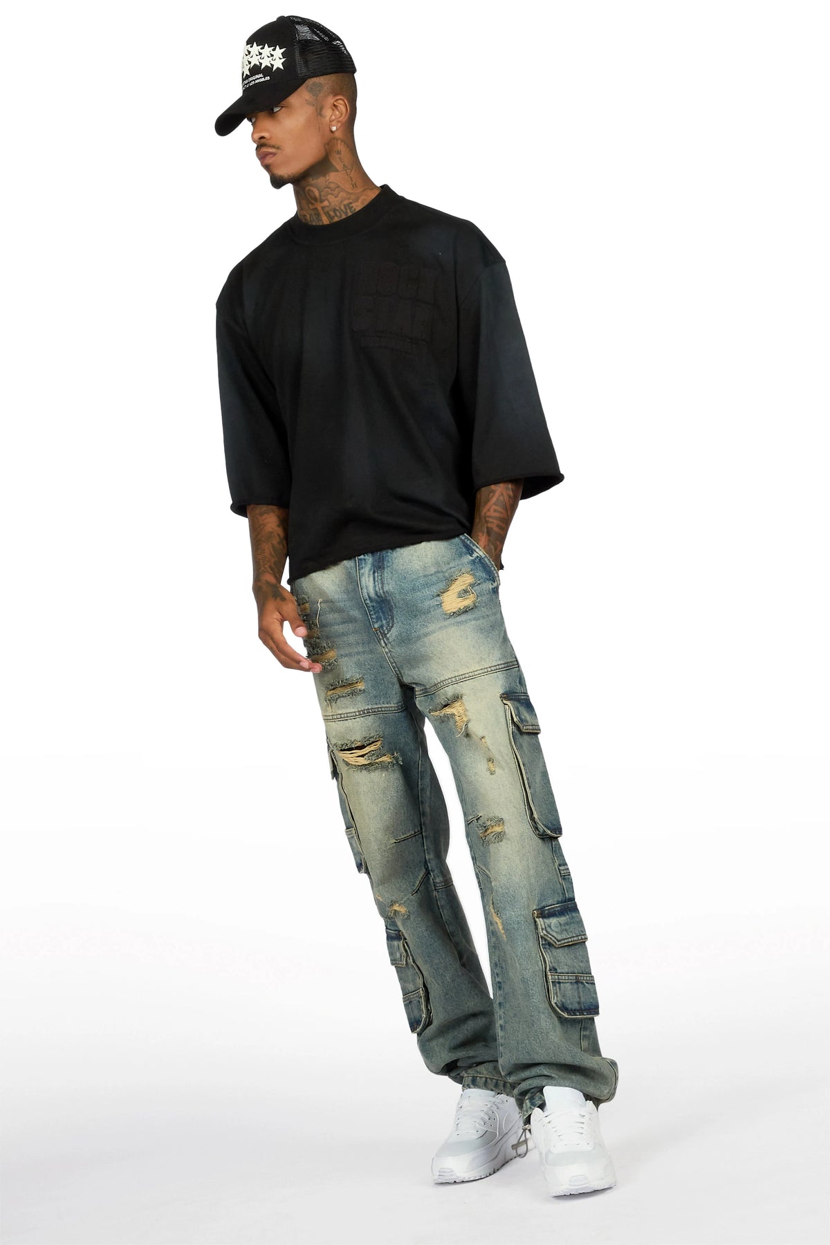 Sylvie Blue Straight Fit Jean