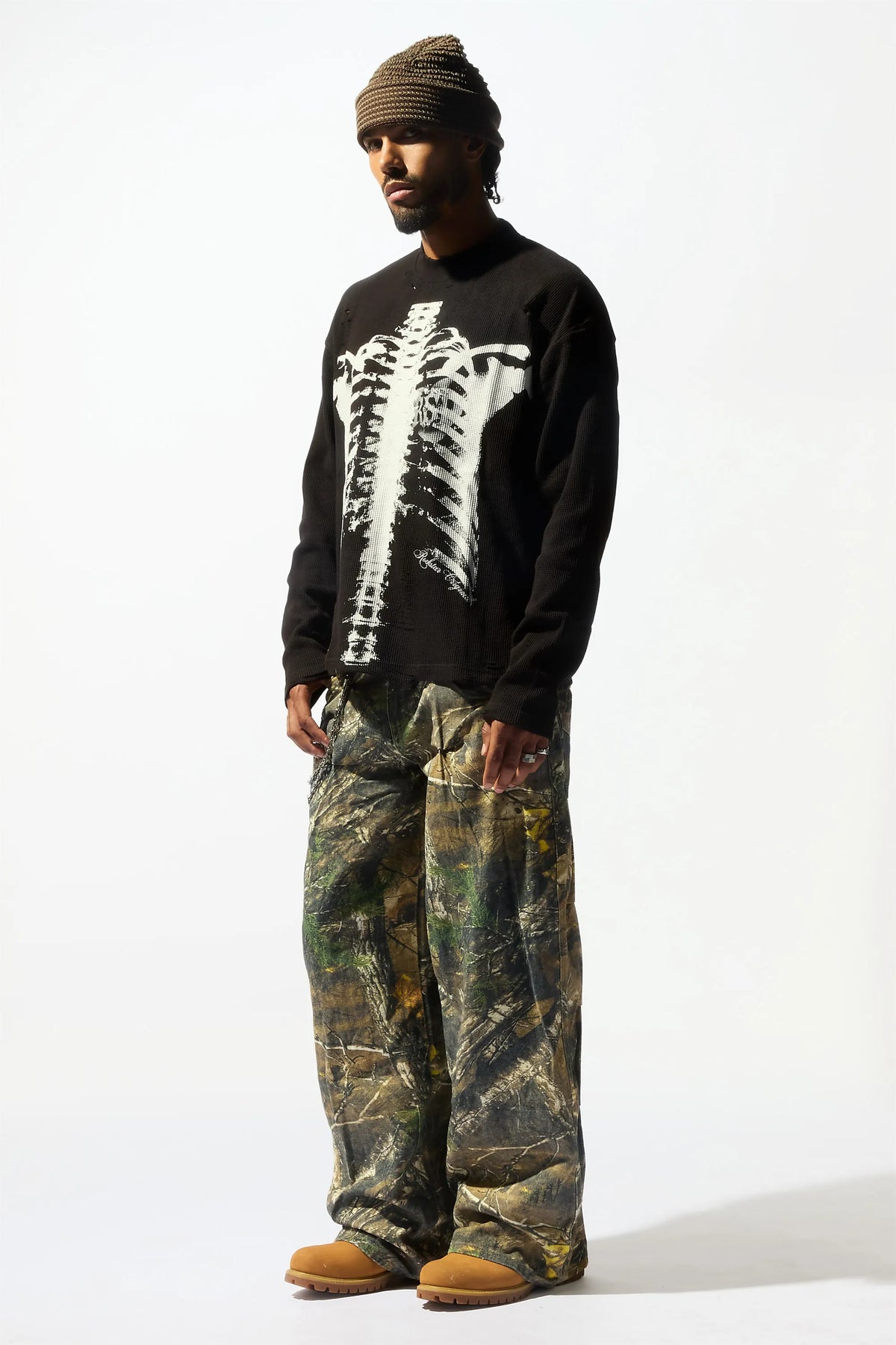 Attlee Tree Camo Baggy Fit Jean