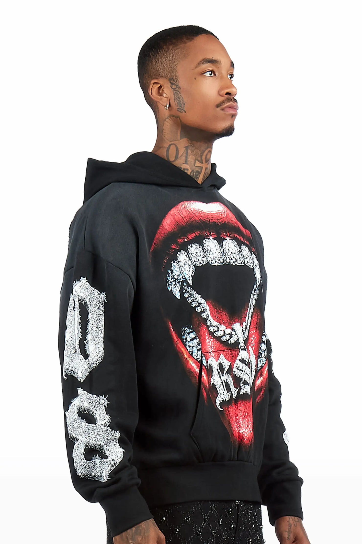 Noctis Black Graphic Hoodie