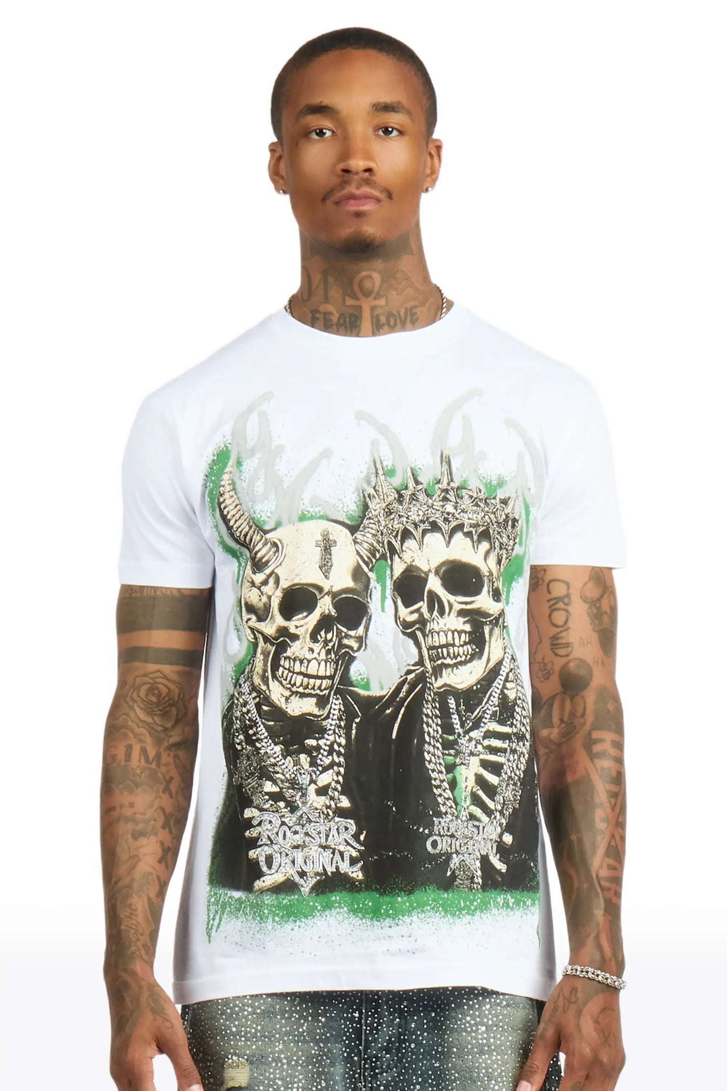 Kingston White Graphic T-Shirt