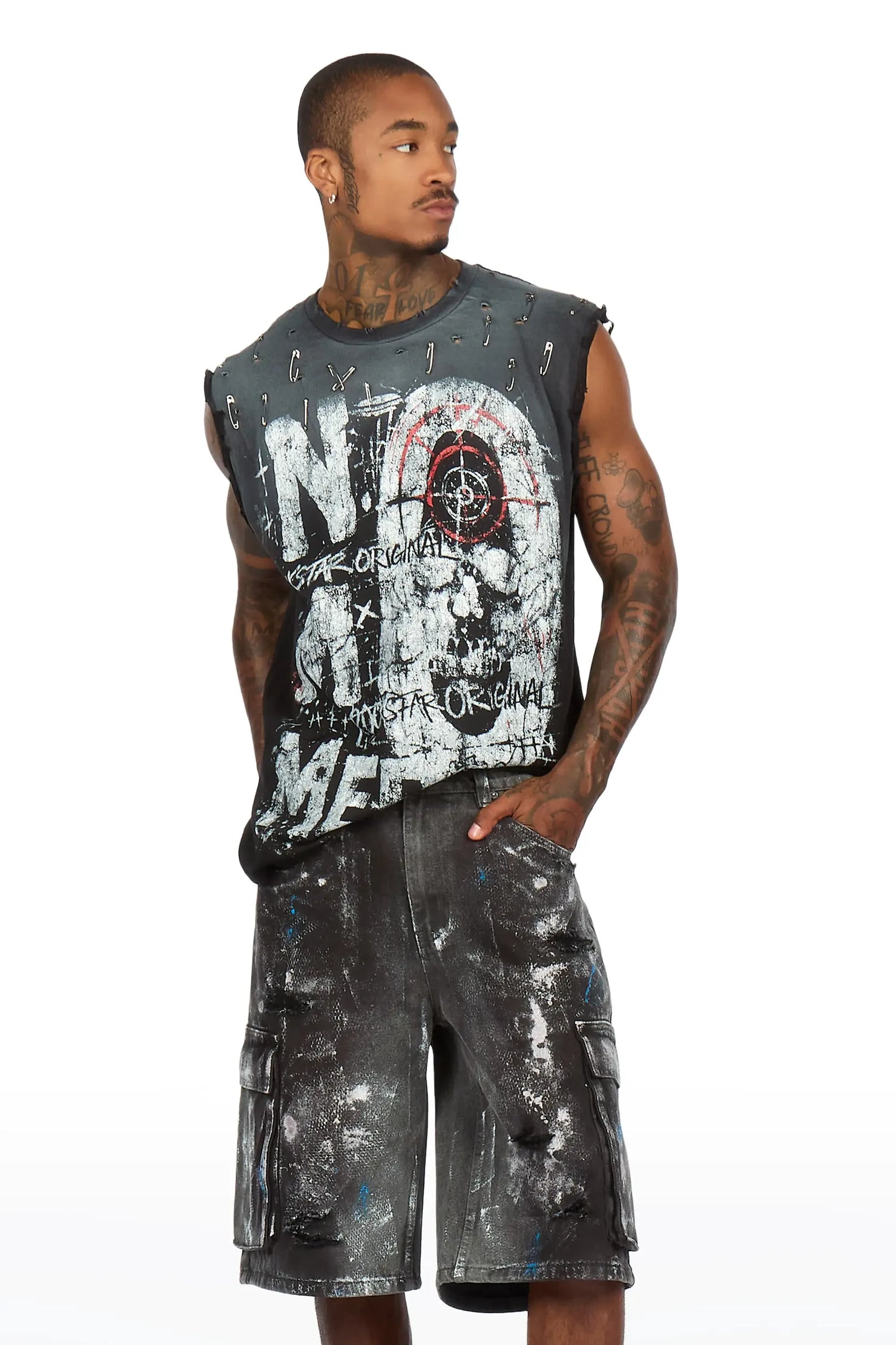 Fonte Black Denim Jort