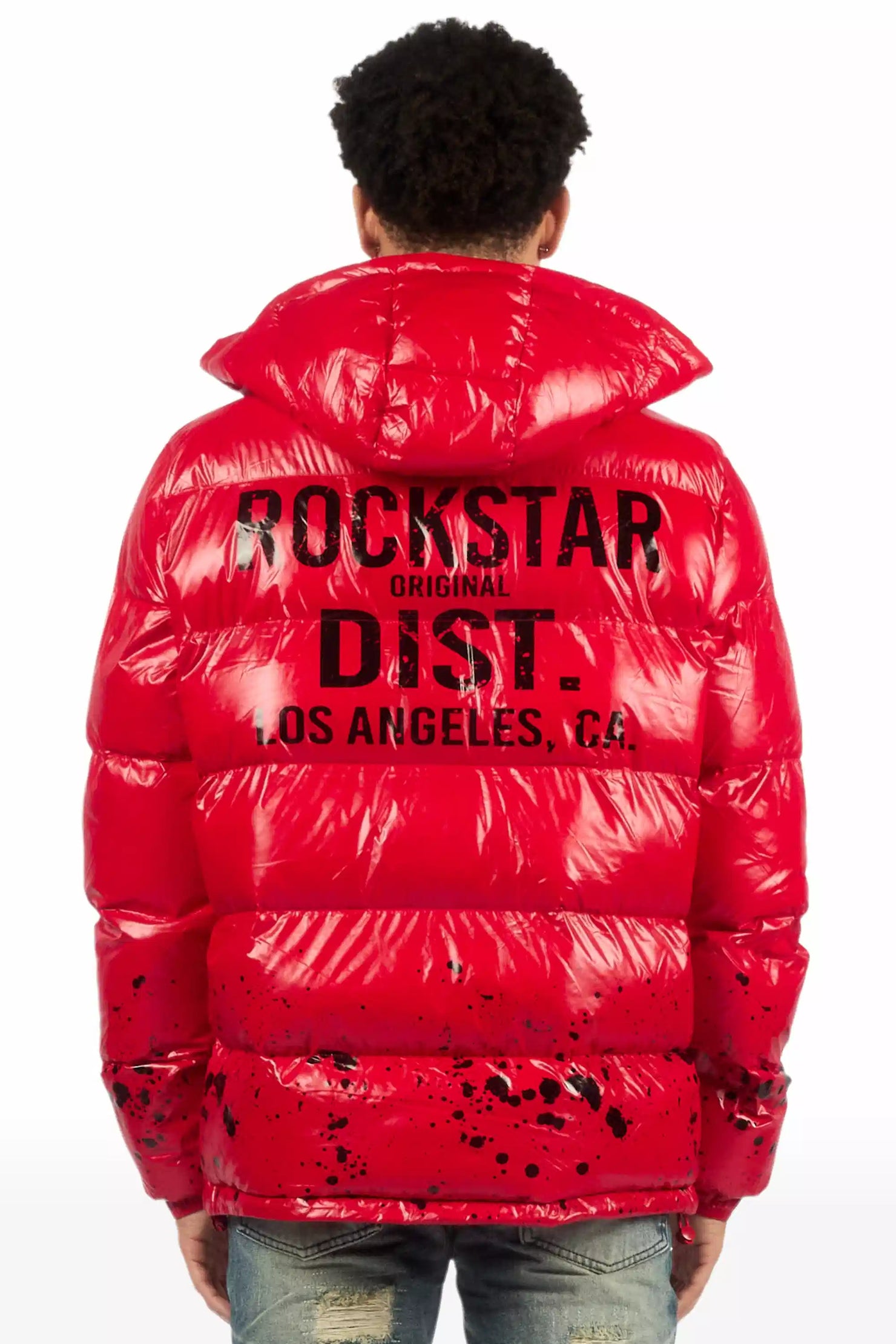 Raffer Red Heavy Puffer Jacket