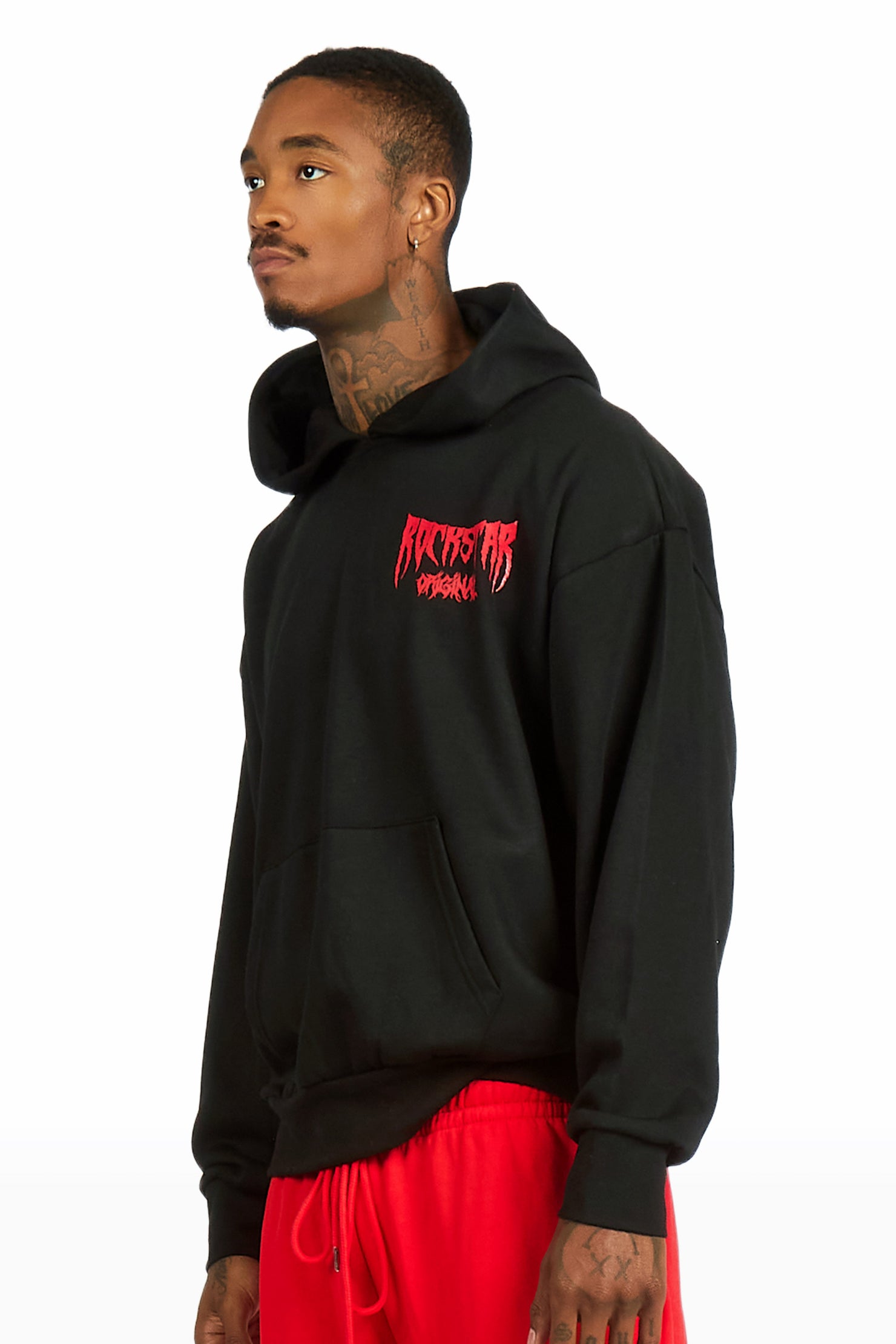 Twinkle Black/Red Graphic Hoodie