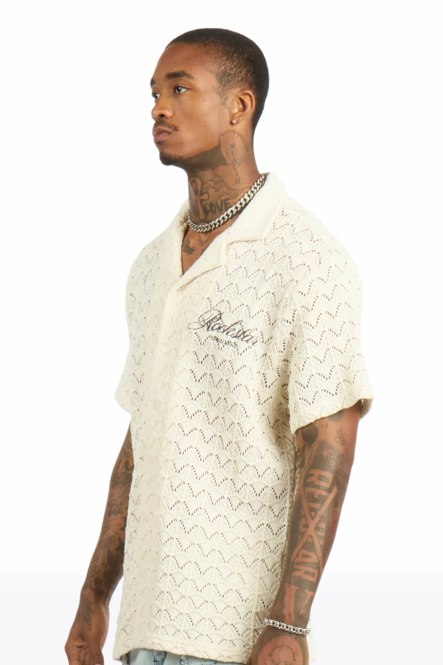 Baket Beige Button Down Shirt