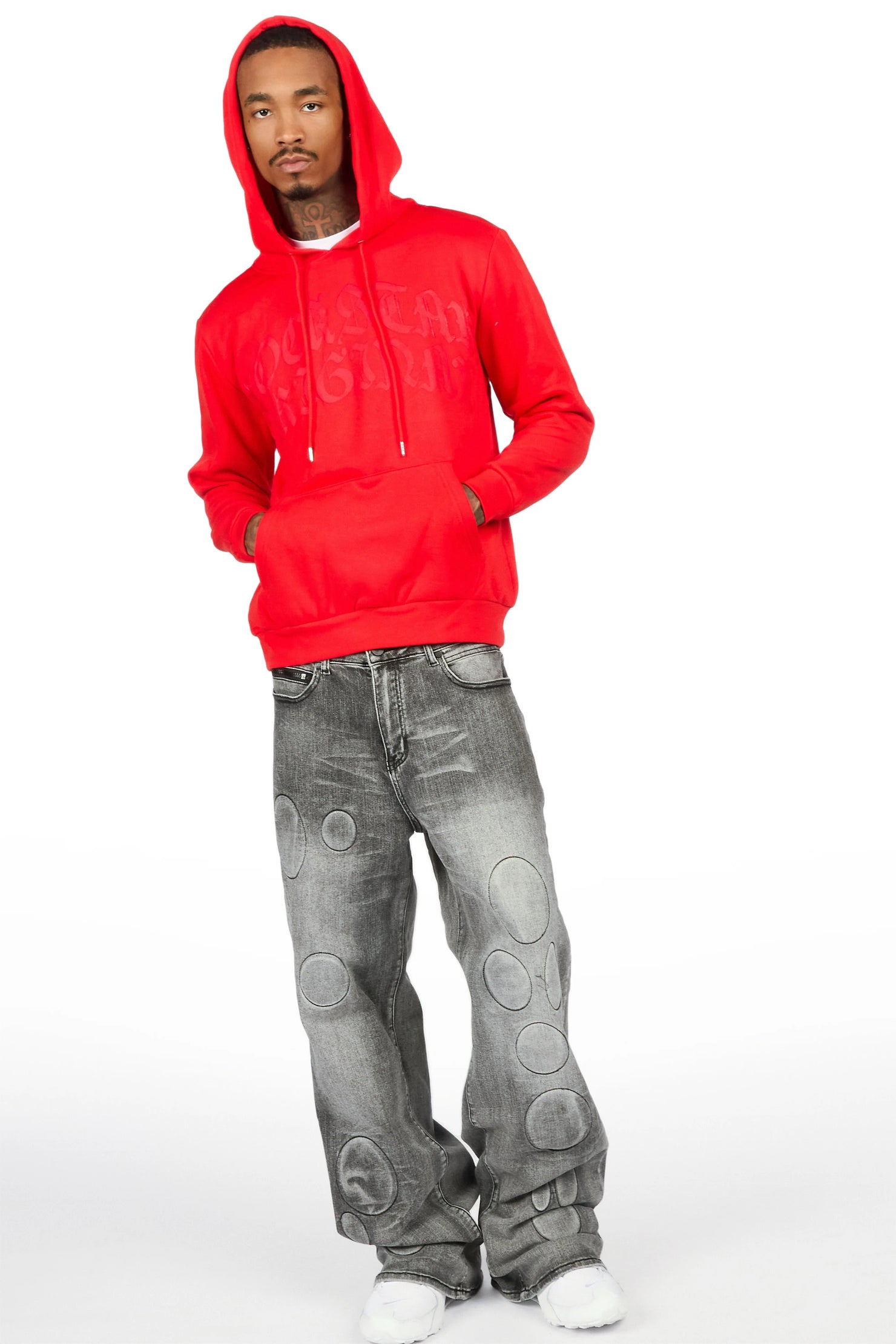 Ovol Grey Baggy Fit Jean