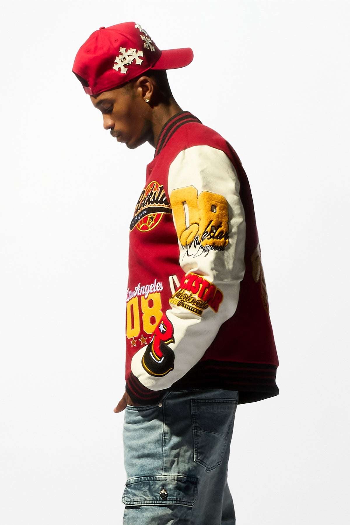 Griffith Red Varsity Jacket