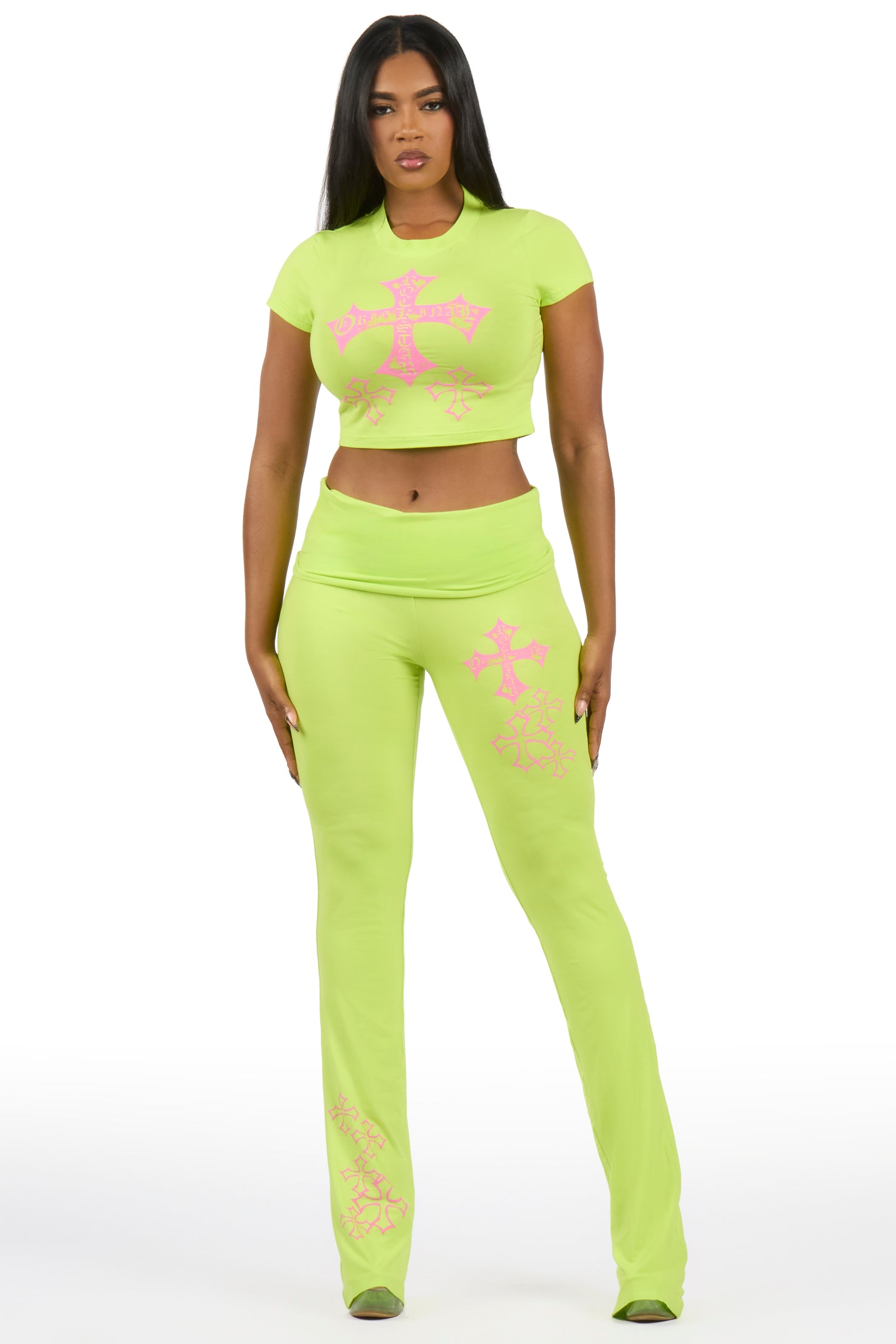 Alijah Green T-Shirt Lounge Track Set