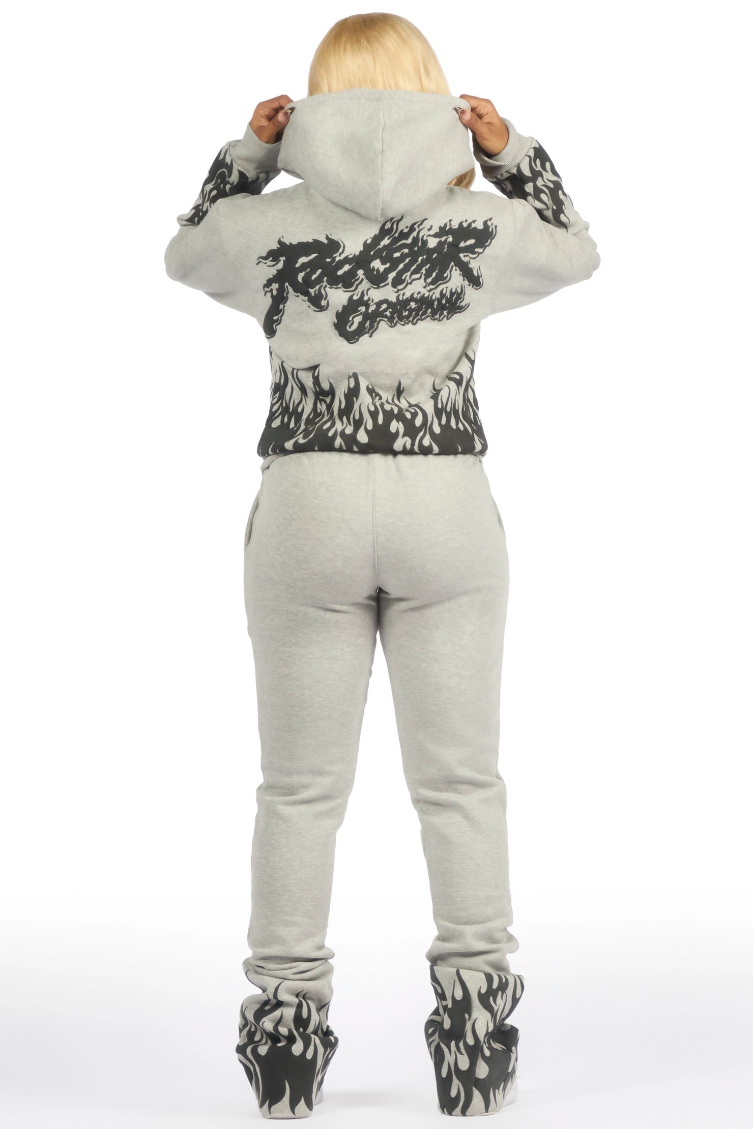 Arais Heather Grey Super Stacked Flare Trackset