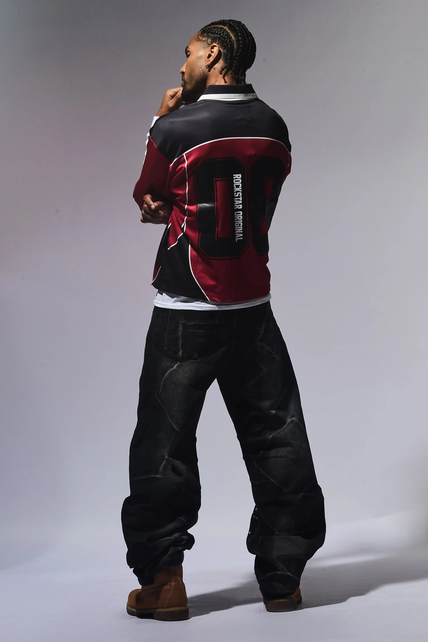 Roche Red World Soccer Inspired Graphic Jersey