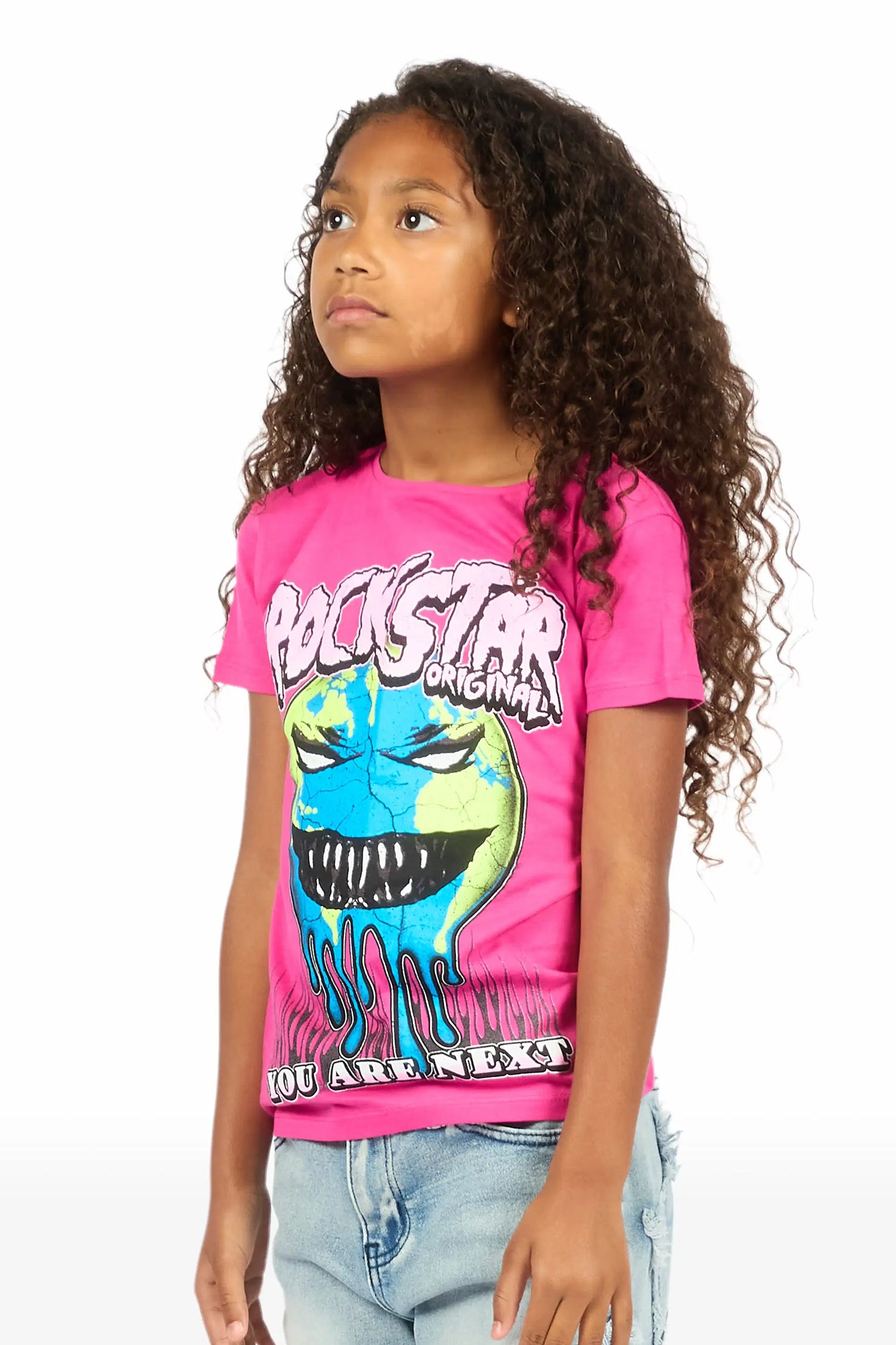 Girls Krupshin Fuchsia Graphic T-Shirt