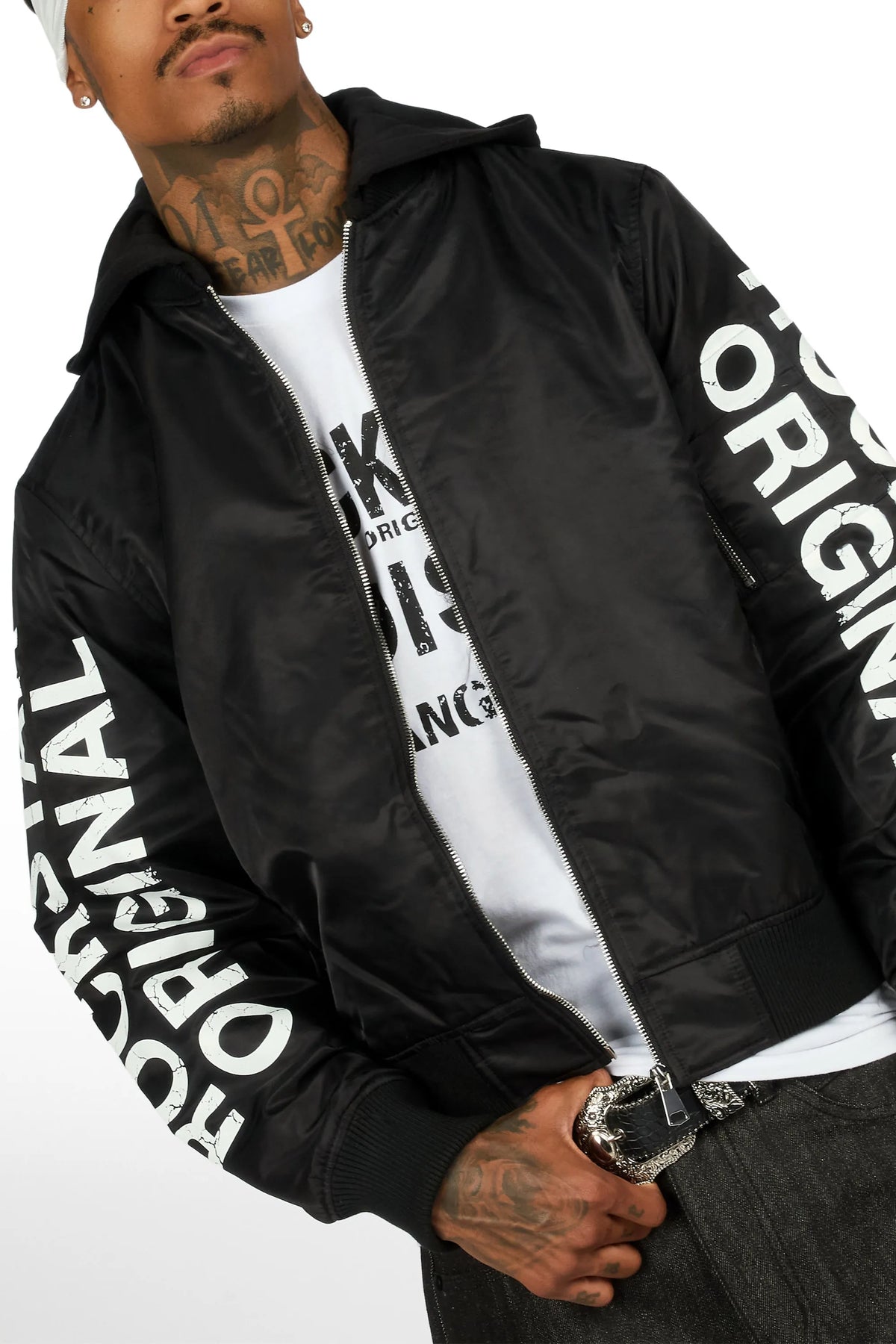 Fame Raw Black Barrel Fit Jean