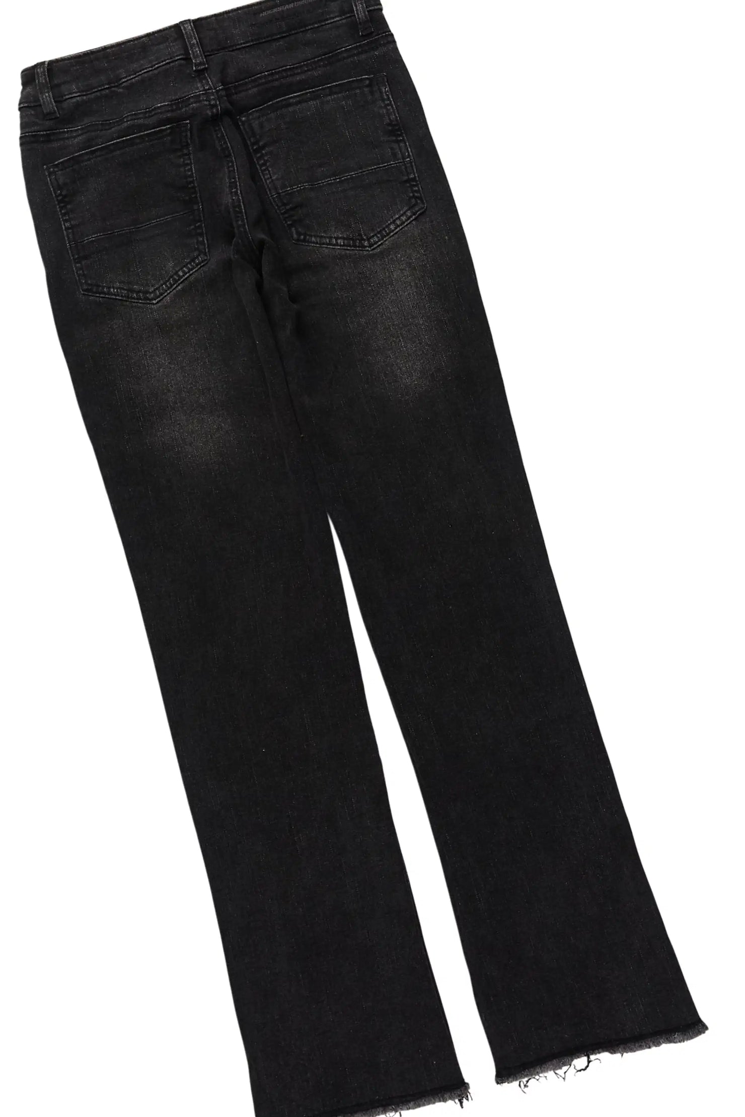 Boys Palmer Royal Blue Hoodie & Espen Black Stacked Jean Set