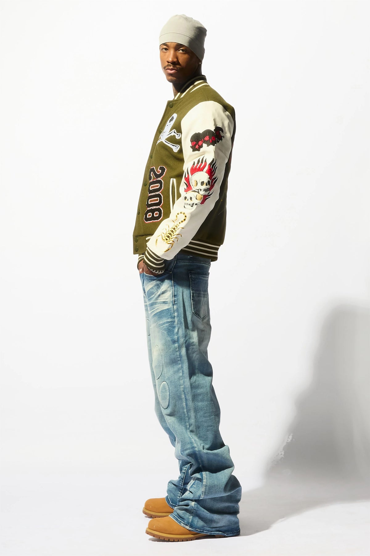 Ovol Blue Baggy Fit Jean