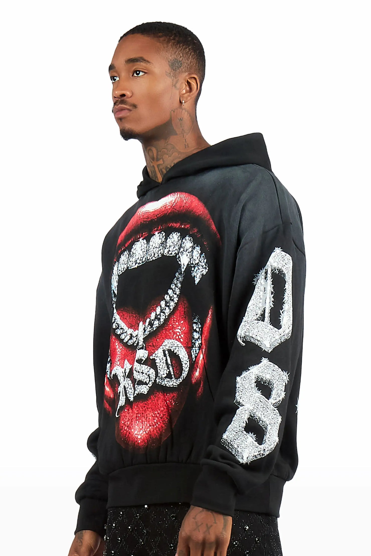 Noctis Black Graphic Hoodie
