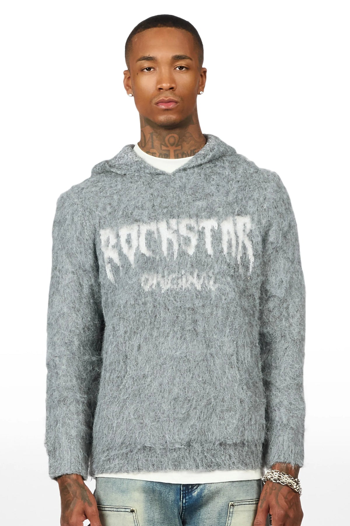 Andros Grey Graphic Hoodie