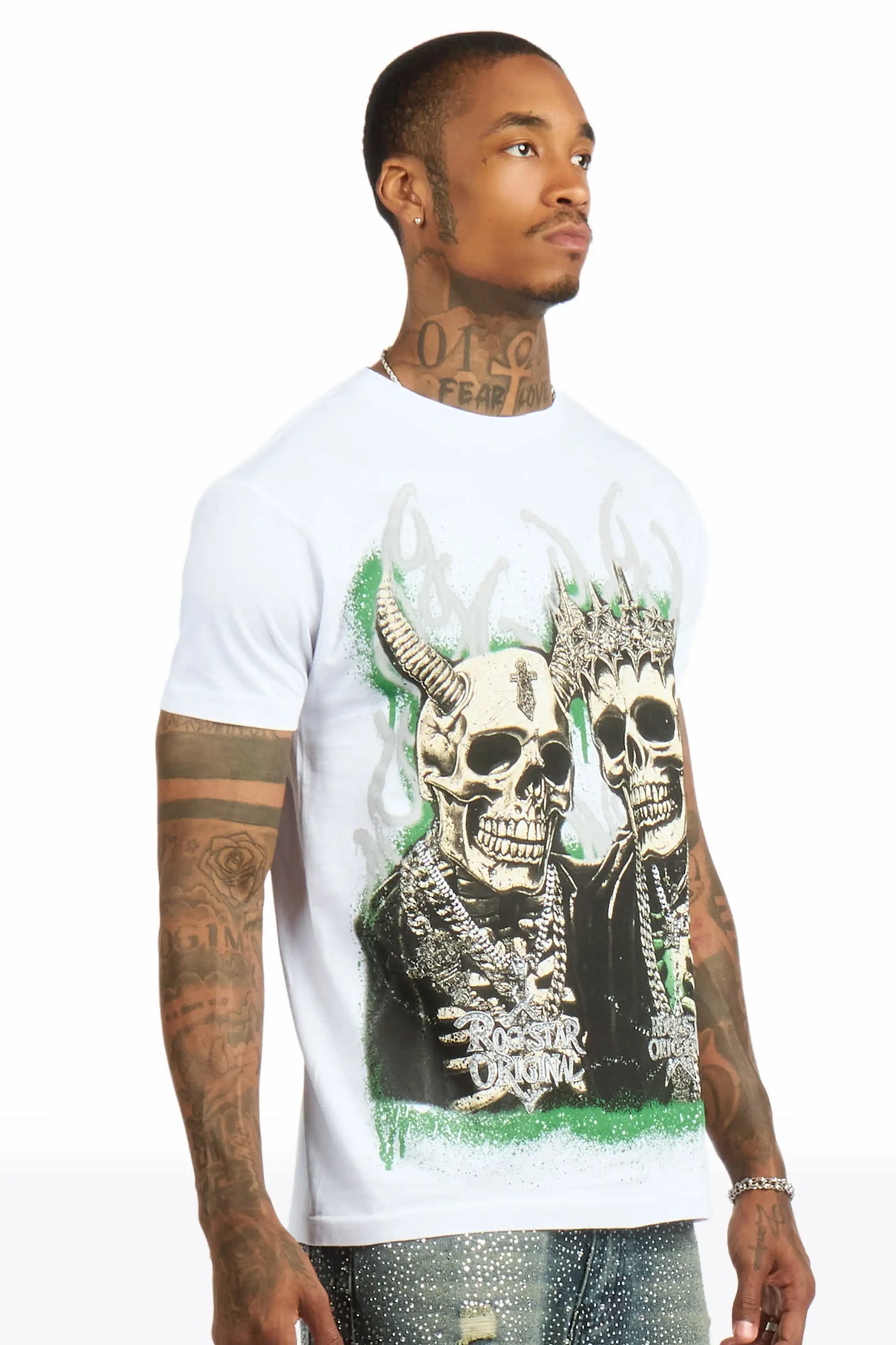 Kingston White Graphic T-Shirt