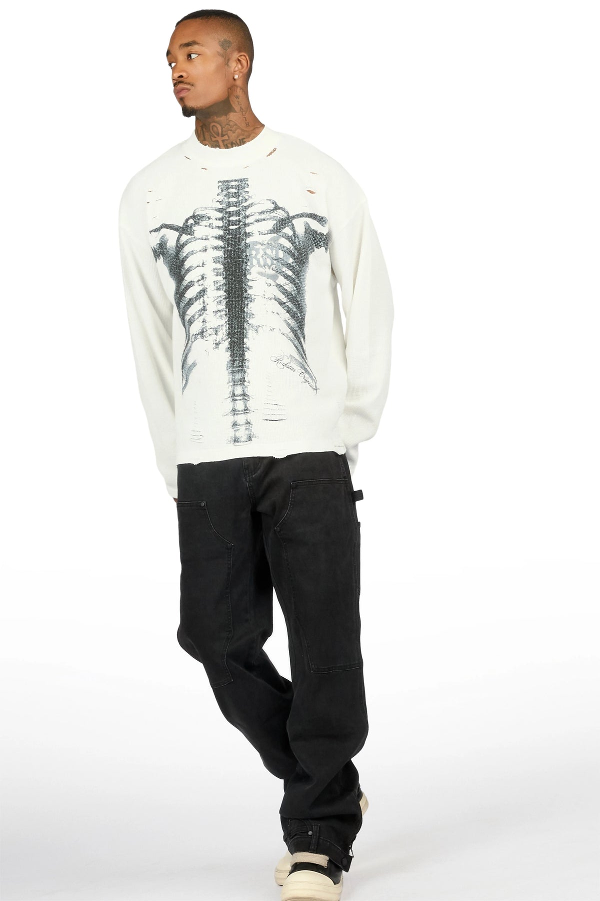 Zerah Black Straight Fit Jean