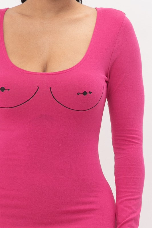 Jazmyne Fuchsia Mini Dress