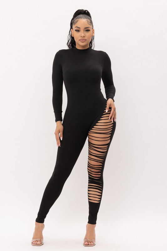 Niesha Black Jumpsuit