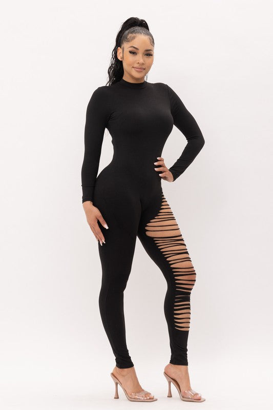 Niesha Black Jumpsuit