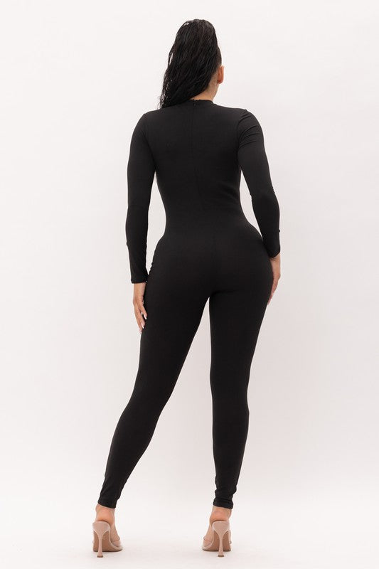 Niesha Black Jumpsuit