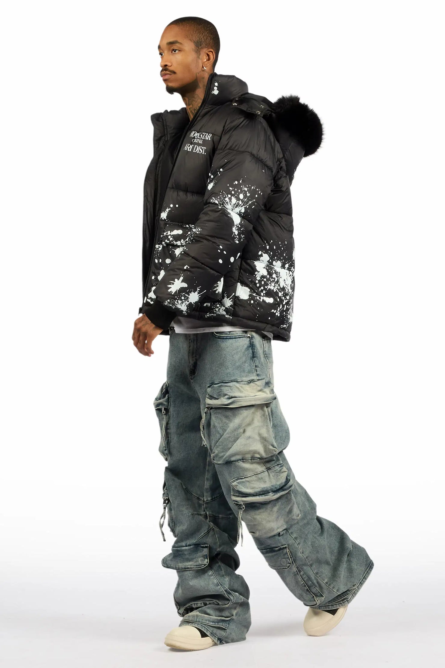 Lenz Blue Baggy Fit Jean