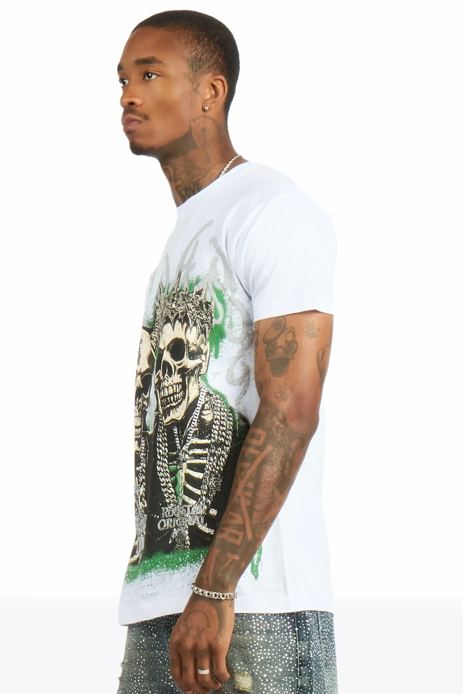 Kingston White Graphic T-Shirt