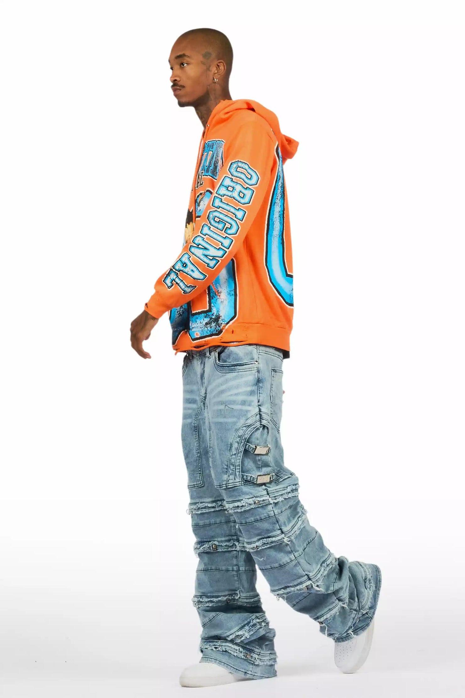 Fotis Blue Baggy Jean