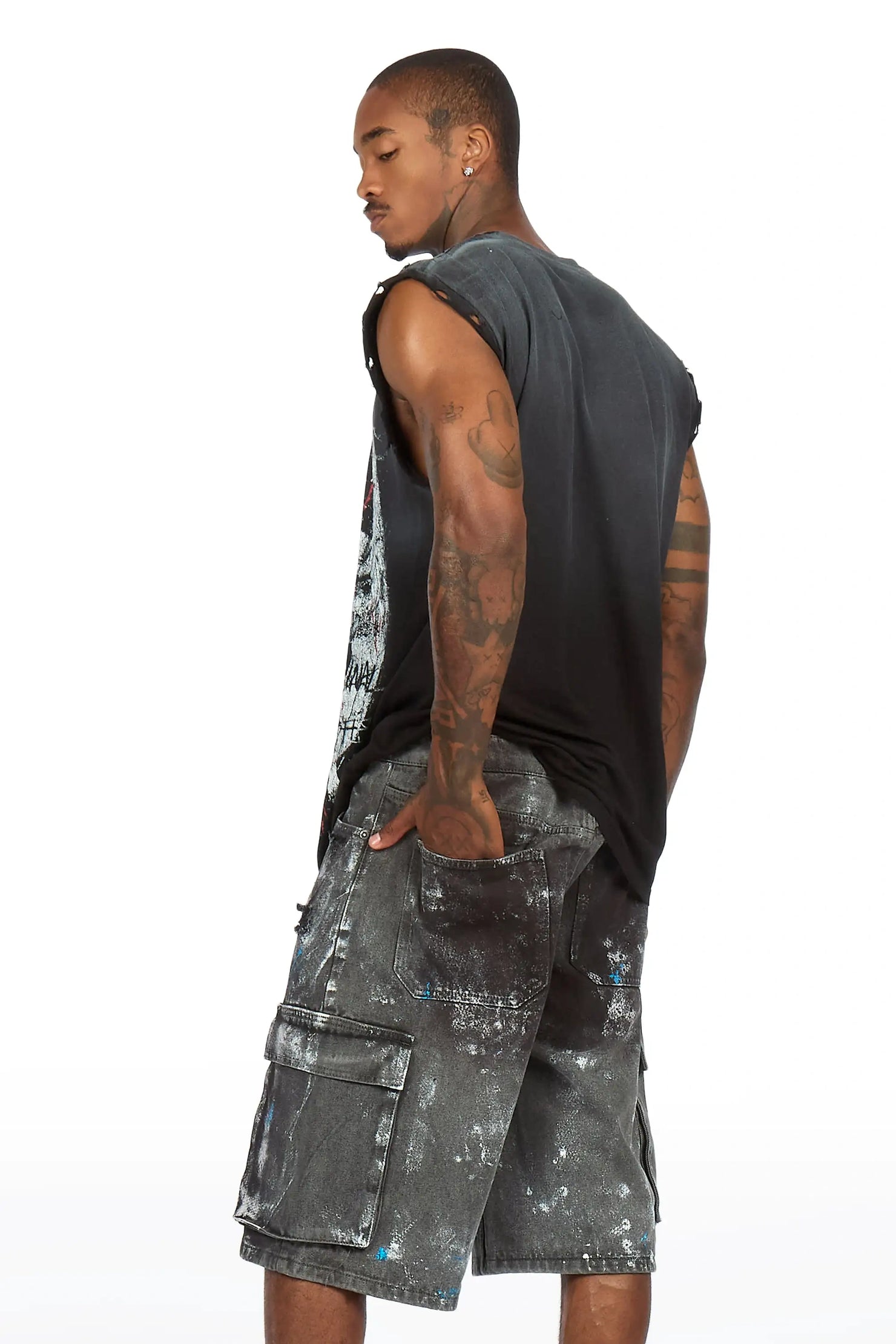 Fonte Black Denim Jort