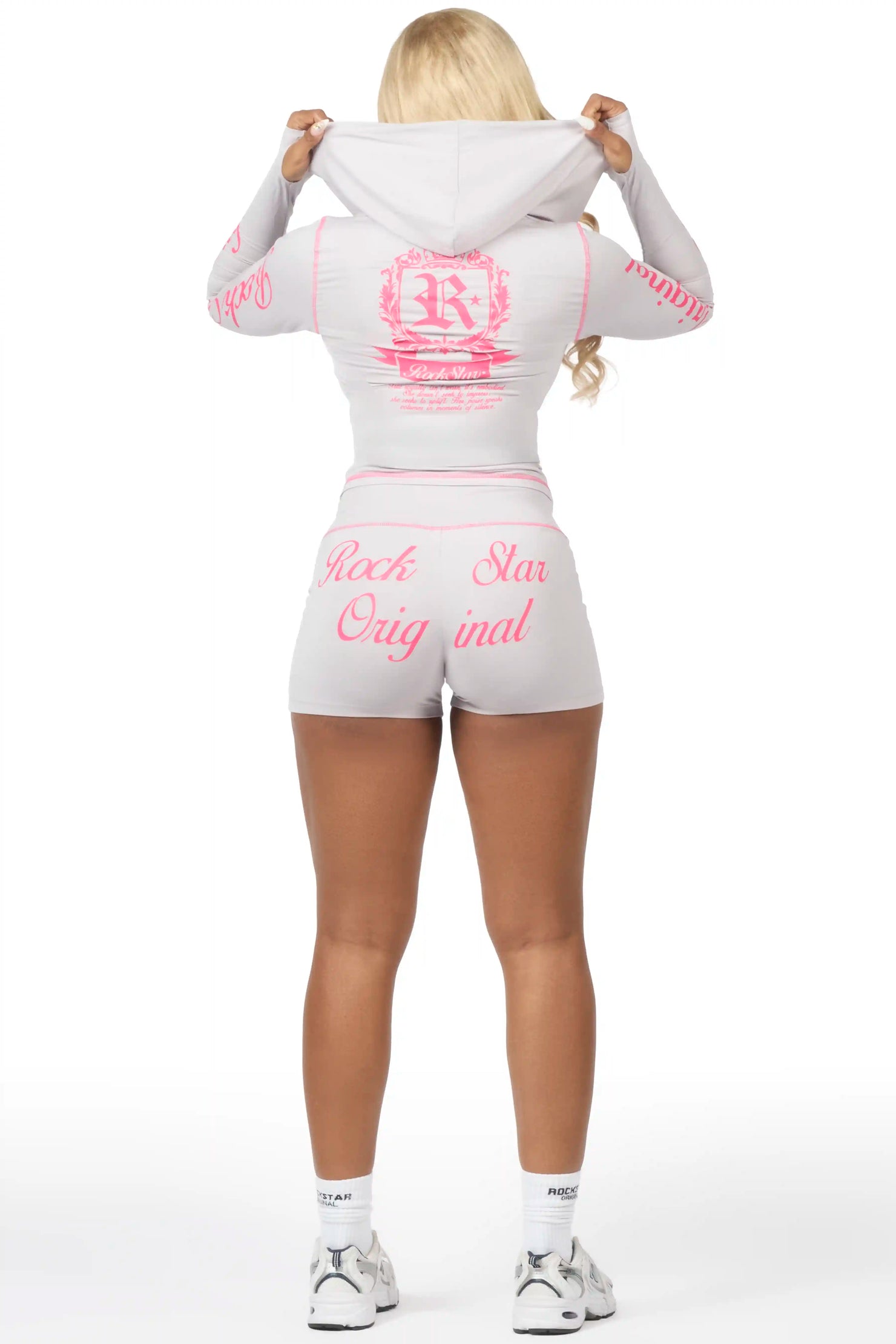 Desmine Grey Short Set