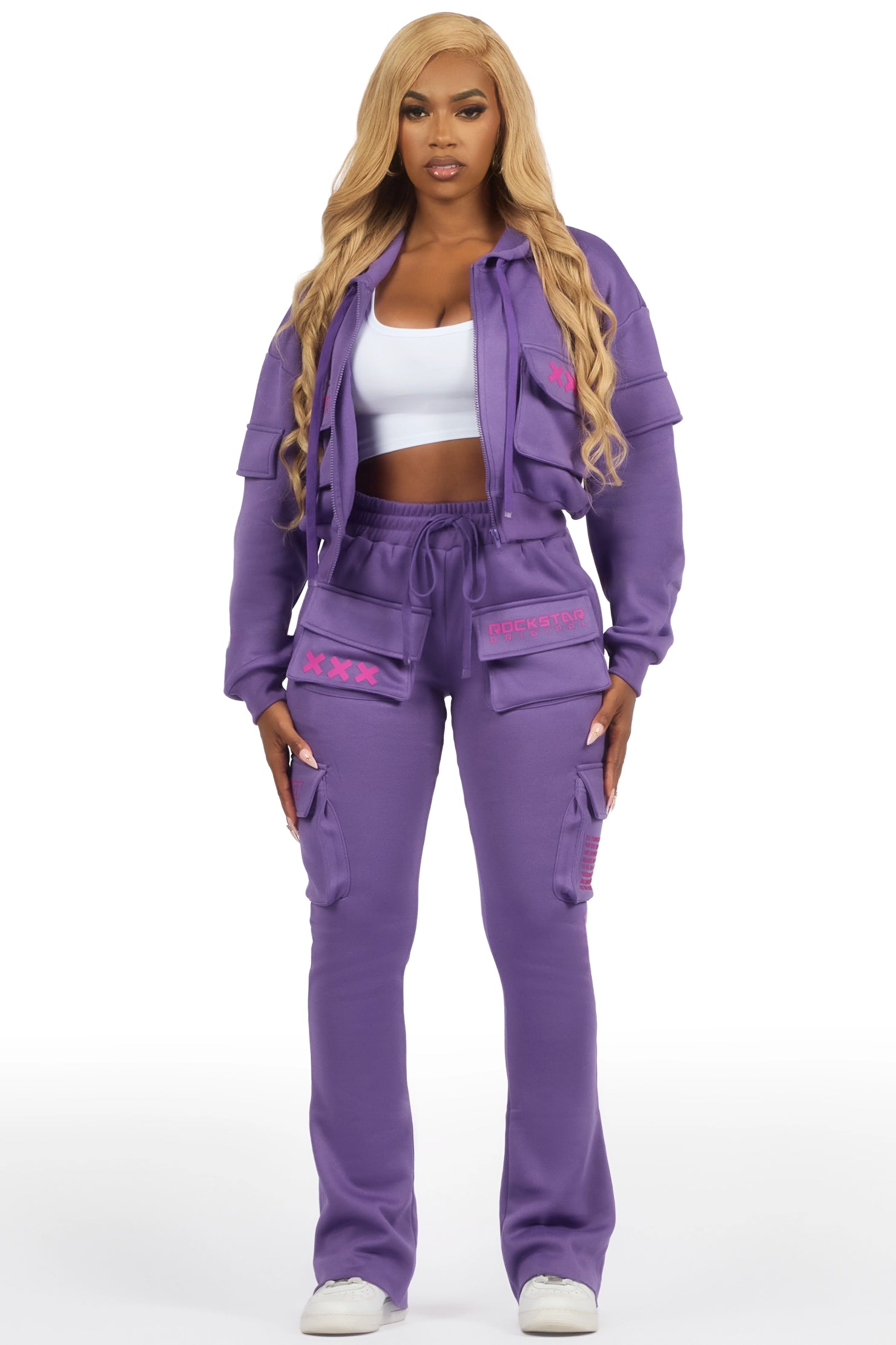 Natanya Purple Cargo Stacked Trackset