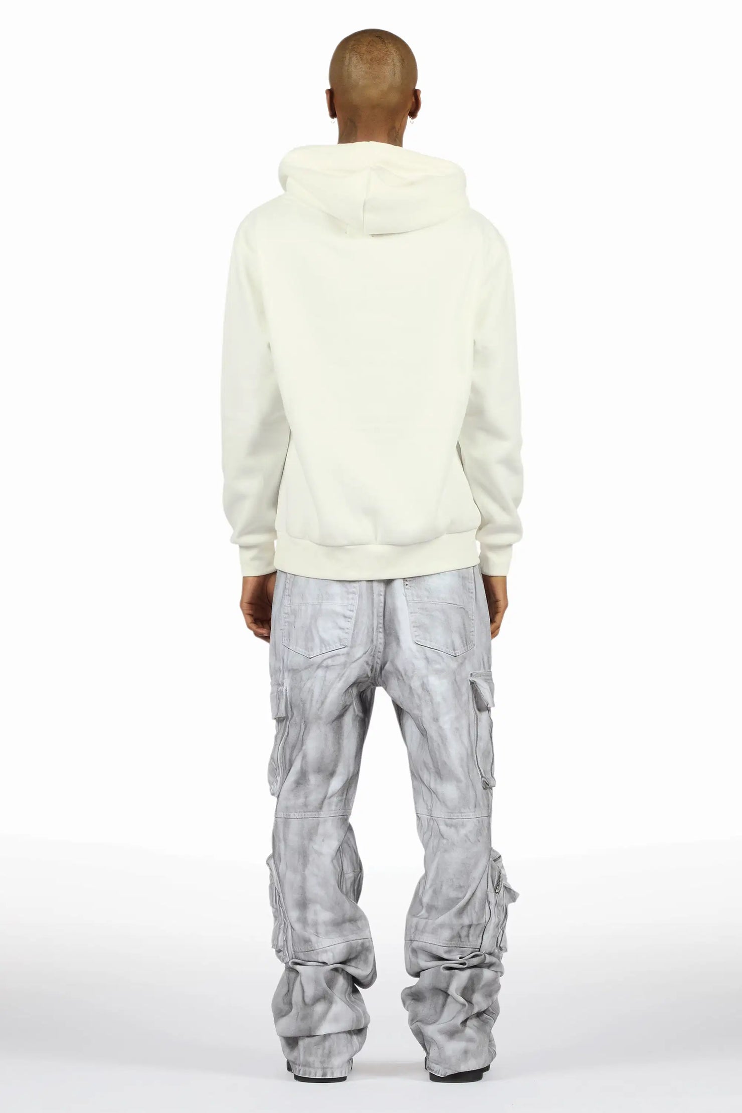 Ermis Dirty White Baggy Jeans