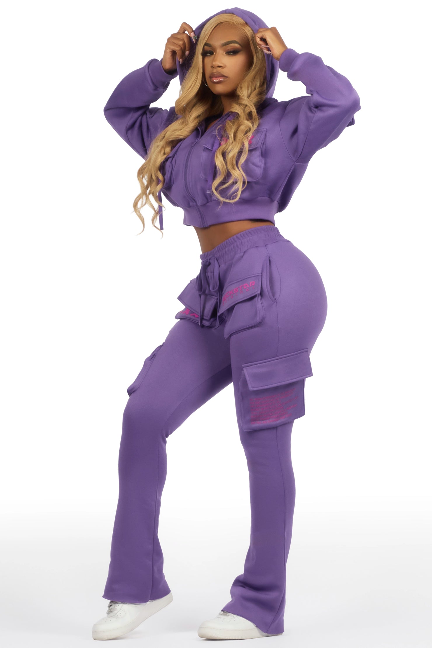 Natanya Purple Cargo Stacked Trackset