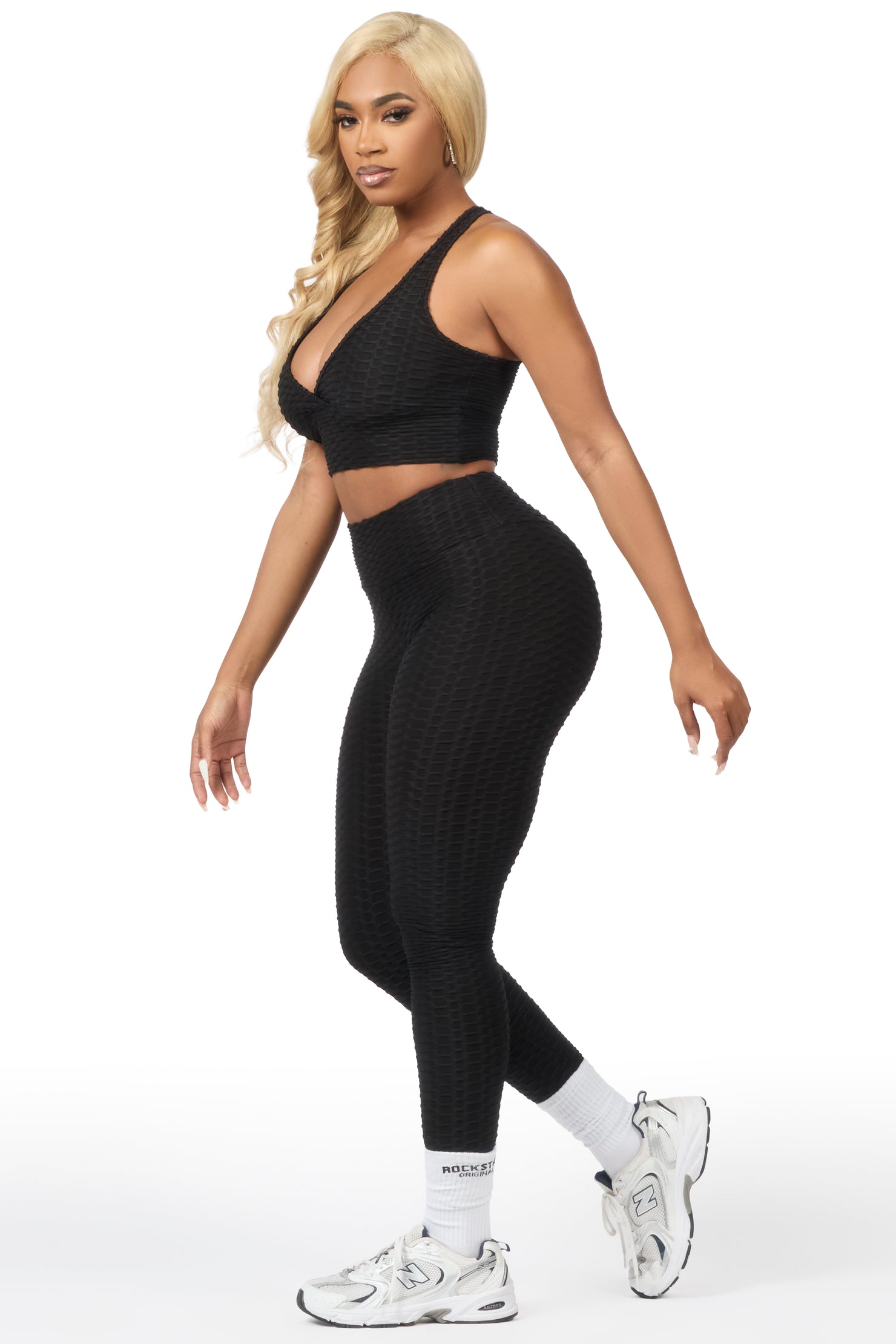 Meca Black Tank Active Set