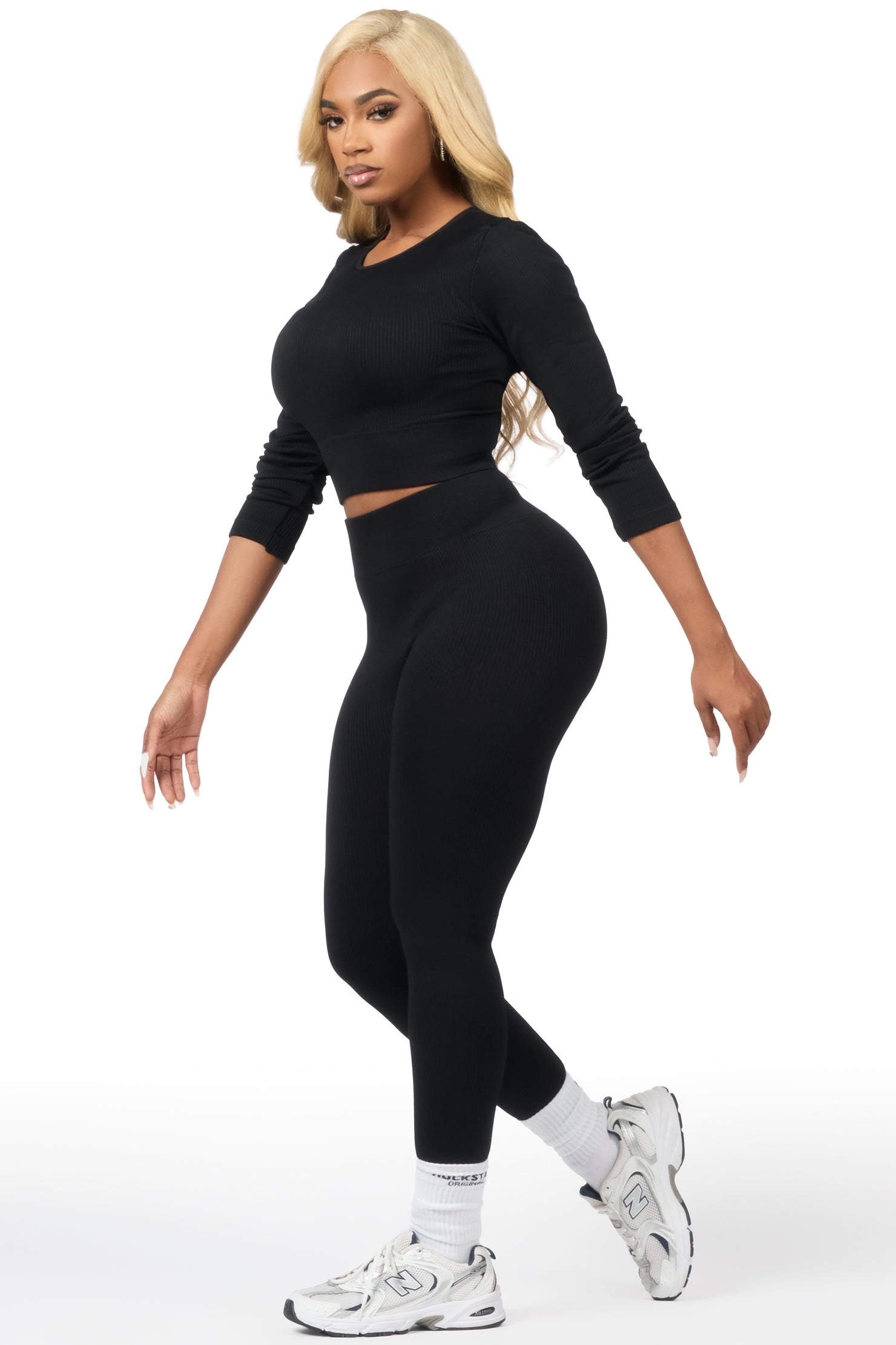 Jalisha Black Active Set
