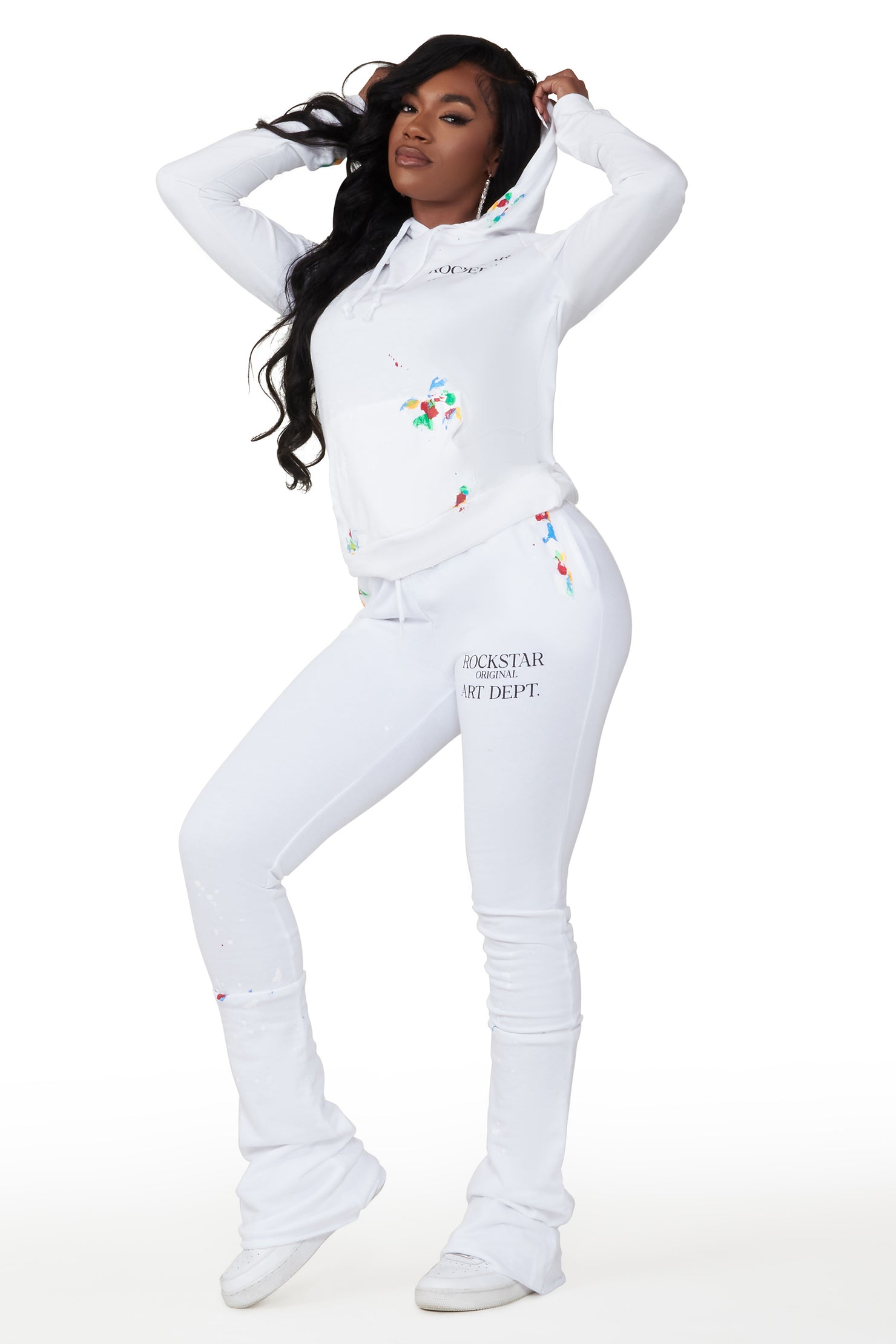 Nevaeh White Super Stacked Trackset