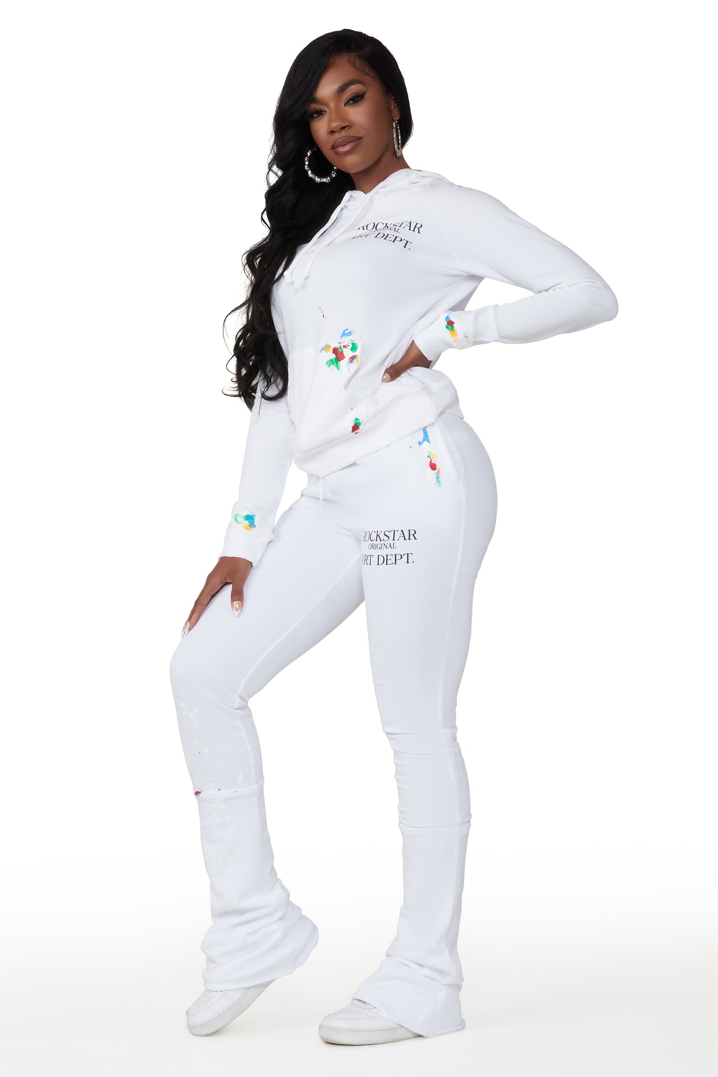 Nevaeh White Super Stacked Trackset