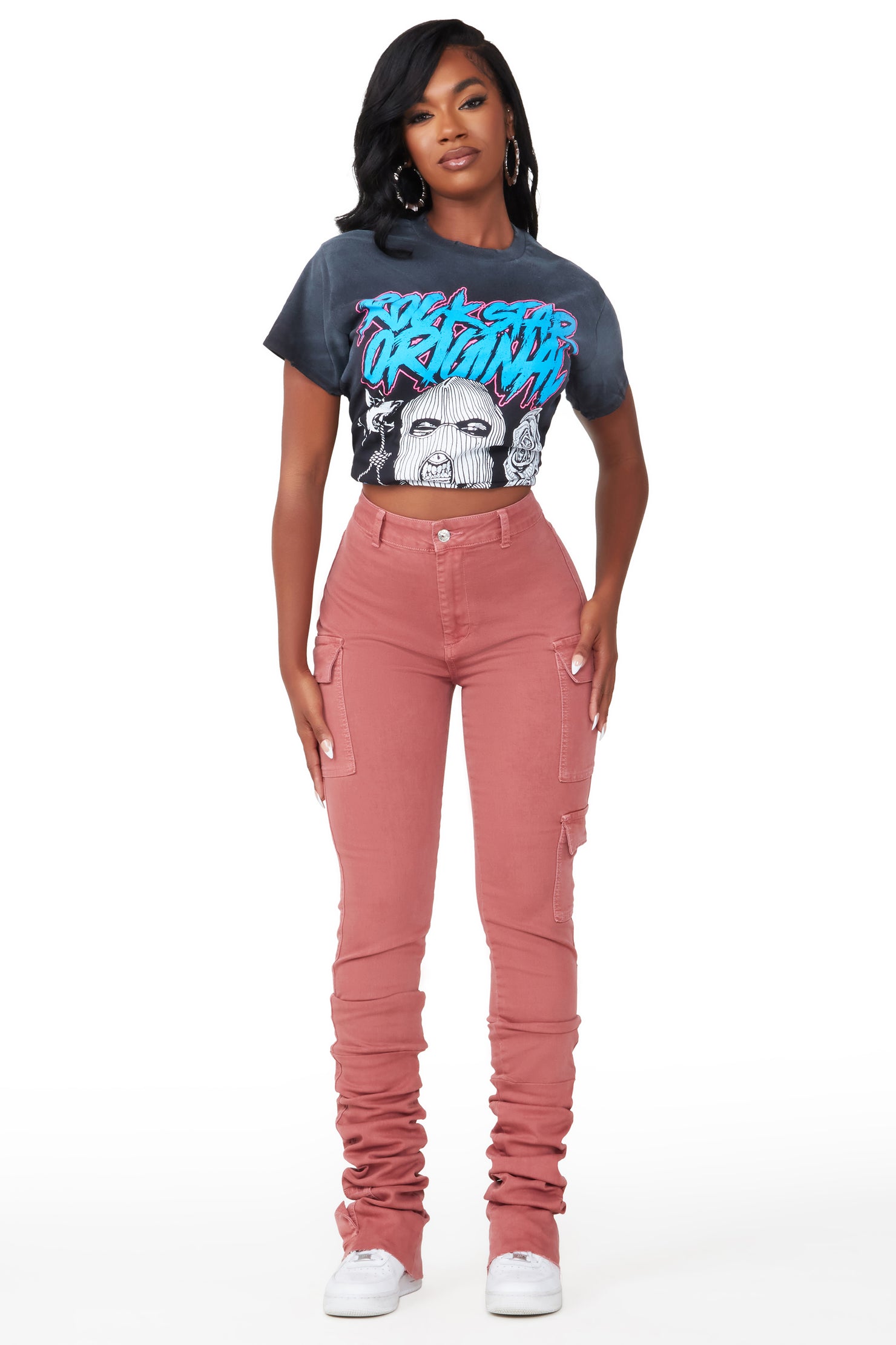 No Face No Case Black Oversized Tee