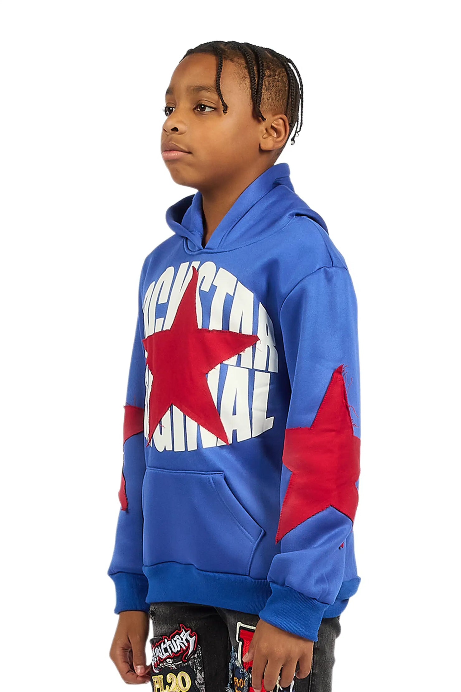 Boys States 2.0 Royal Blue Graphic Hoodie