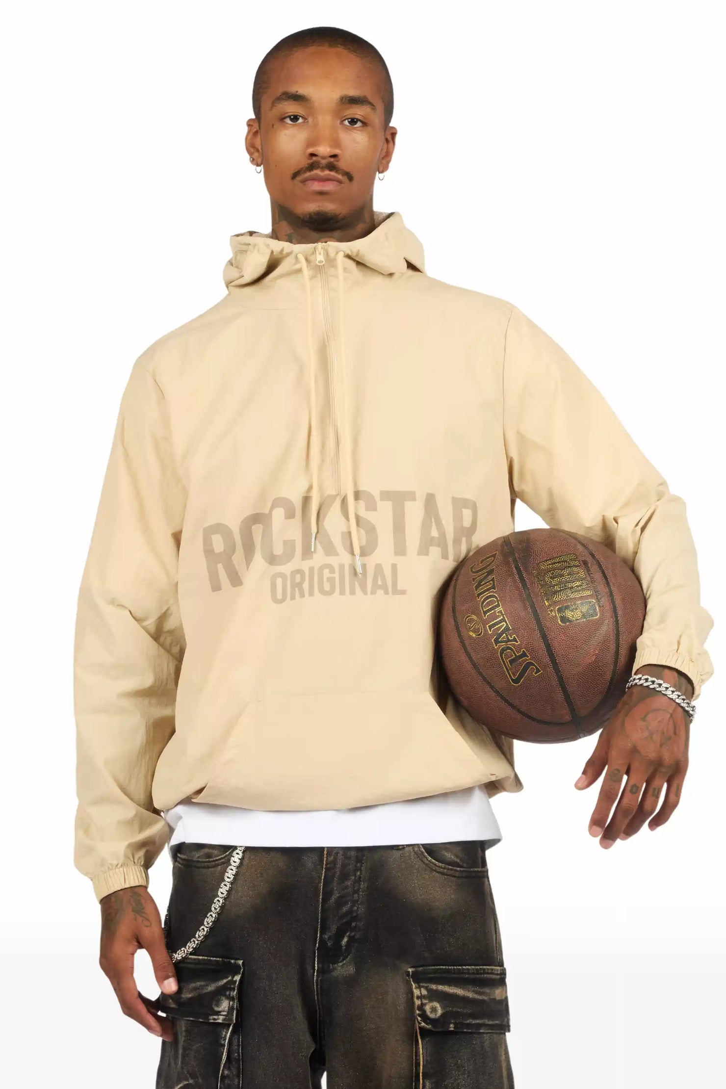 Mahesh Tint Grey Baggy Cargo Jean