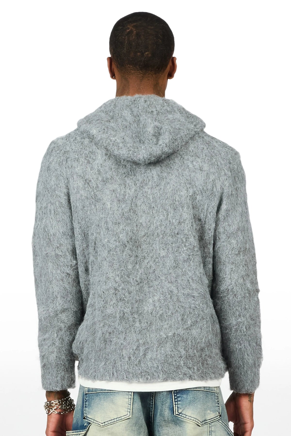 Andros Grey Graphic Hoodie