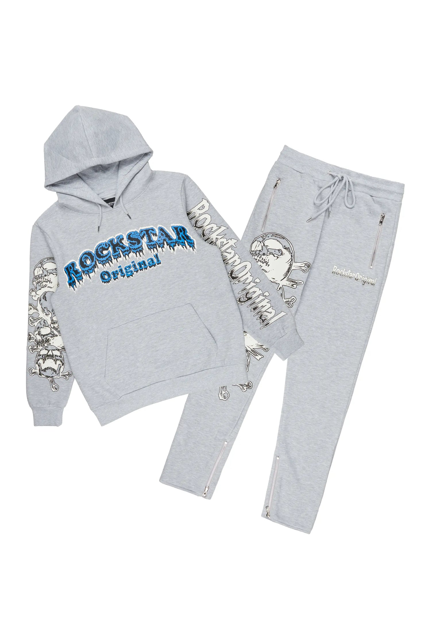 Tabor Grey Slim Fit Track Set